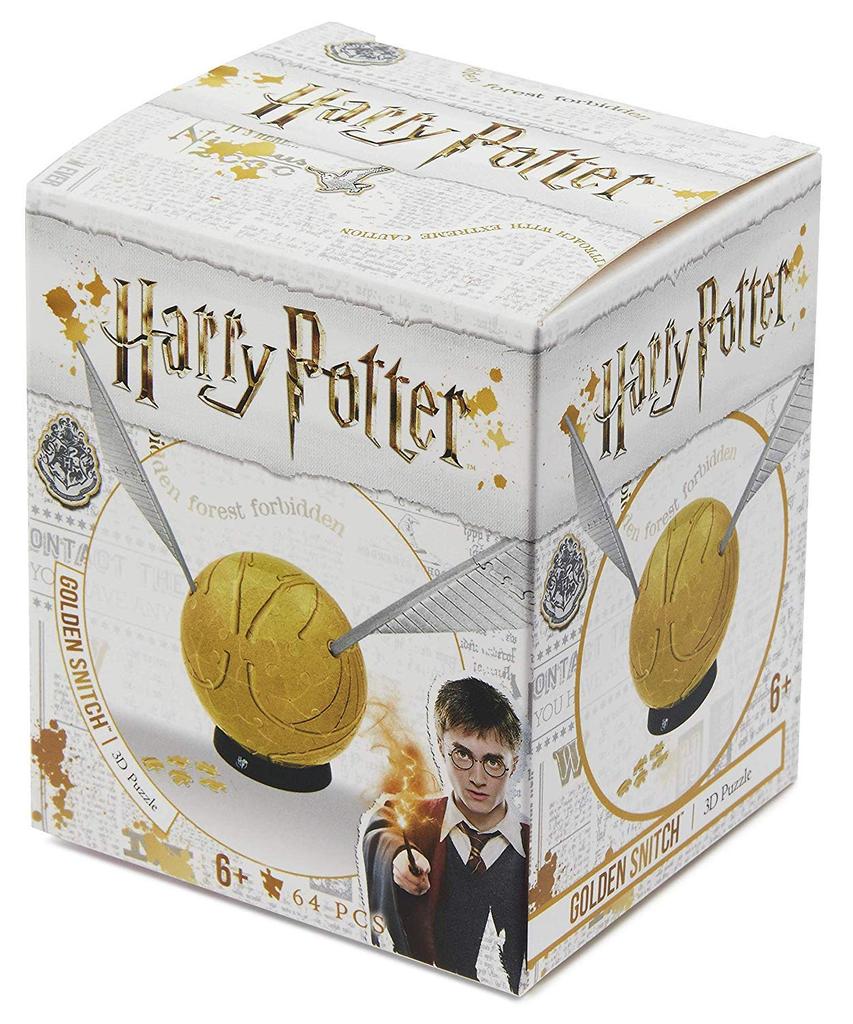 Harry Potter 3D Puzzle Golden Snitch 64 Pieces Authentic