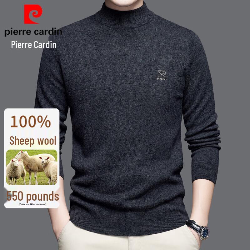 

Мужской свитер с высоким воротником Pierre Cardin из 100% чистой шерсти 2XL
