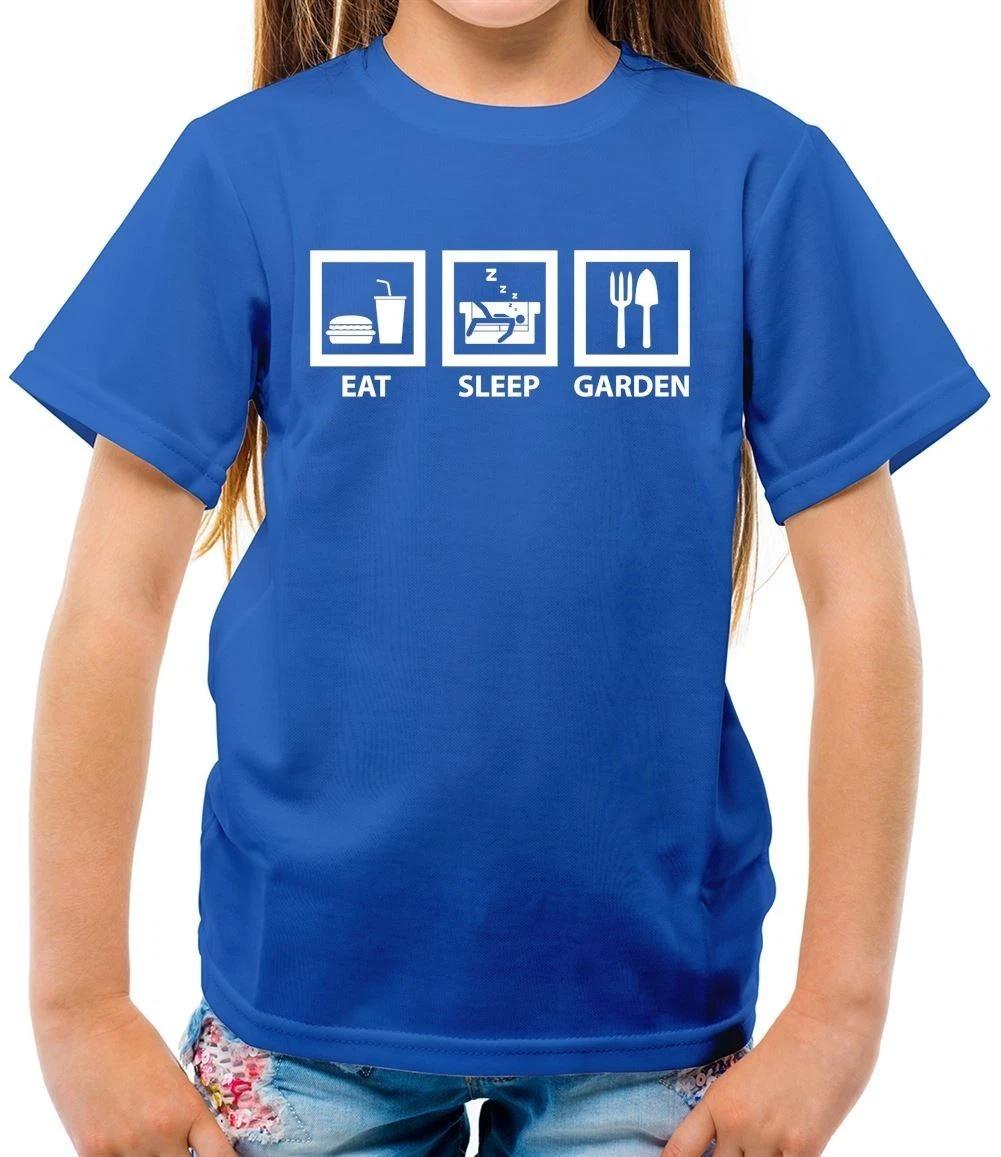 Eat Sleep Garden - Kids T-Shirt - Gardener Landscaper Gardening Hobby Gift 130
