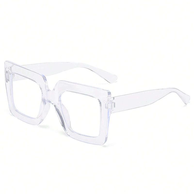 New personalized square sunglasses large frame square versatile European and American street shooting oversized frame women's party sunglasses