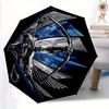 1pc Assassin's Creed Self-Folding Umbrella, 8-Bone Compact Travel Umbrella, Durable Plastic And Iron Frame118