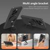 Ultra-thin aluminum alloy folding bracket, strong magnetic Magsafe magnetic ring bracket 360 ° mobile phone back sticker ring