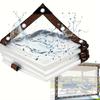 Transparent Waterproof Cloth with Gasket - Perfect for Gardens, Courtyards, Chicken Coops, Porch Awnings, and Camping