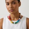 Large Women Choker Round Clavicle Chain Aesthetic Beaded Necklace  Women