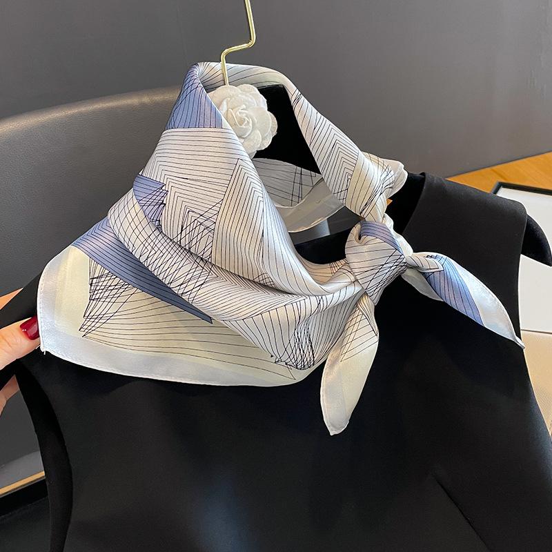 

53 * 53 см шелковичный маленький квадратный шарф многофункциональный профессиональный модный декоративный шелковый шарф для весны и осени теплая шаль 53*53cm