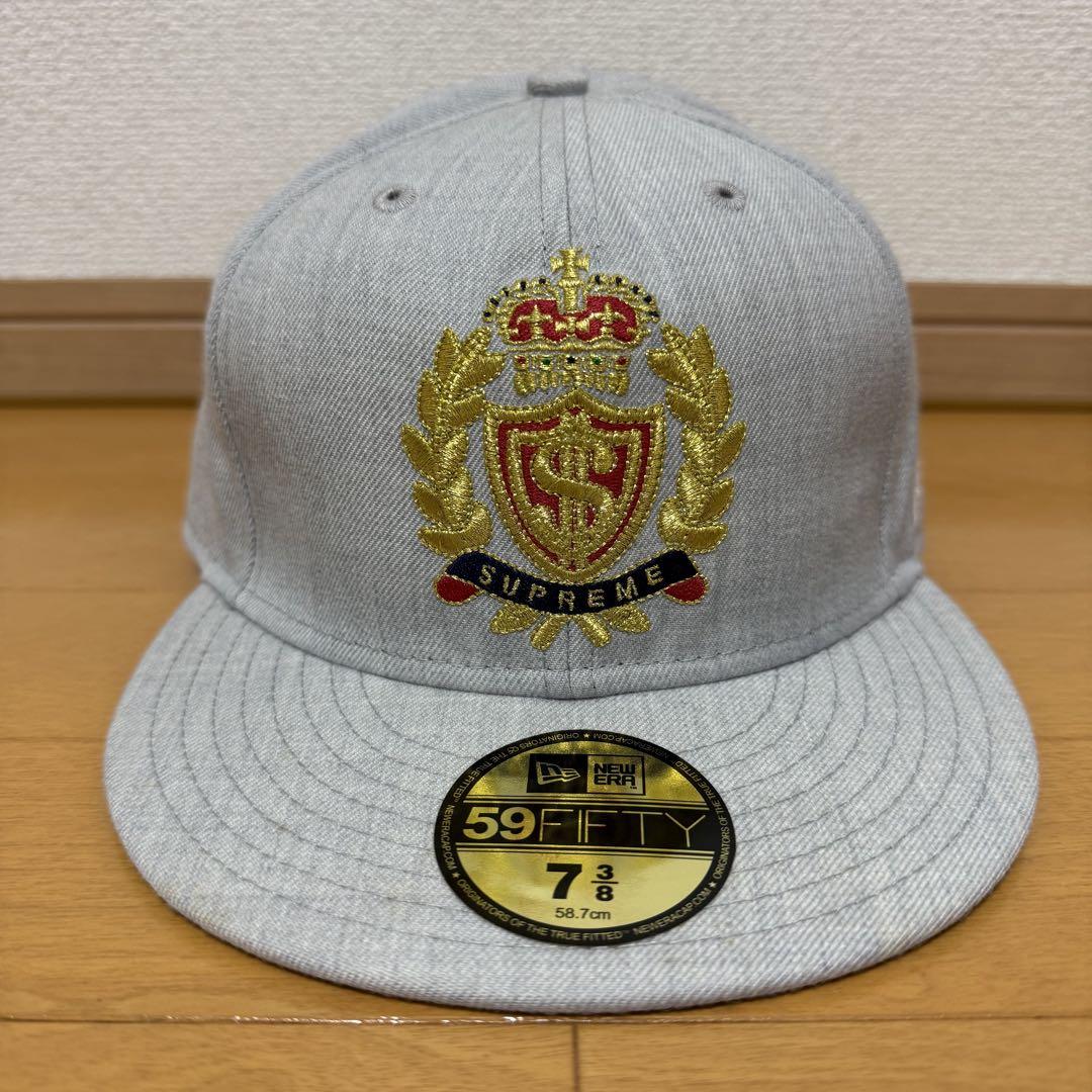 

[USED] Supreme Crest New Era Cap Gray 07aw