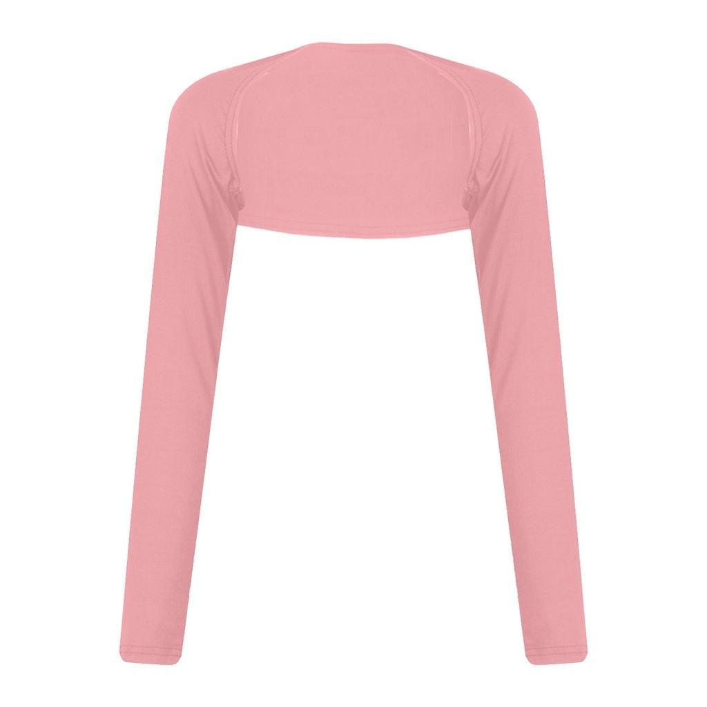 Ladies Solid Color Raglan Long Sleeve Shawl