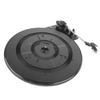Record Player Turntable Black Plastic Belt Drive Gramophone Turntable Instrument Accessory