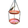 Large Capacity Bird Feeding Dish Convenient Bird Water Bowl Bird Tray Platform Feeder  Garden