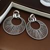 Exaggerated Hollow Circle Geometric Earrings Ins Fashionable High-end Earrings for Women