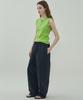 MOTT Waffle Button Sleeveless - Green