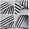 Modern Black White Striped Faux Collar Insert Detachable Collar False Lapel Blouse Collar False Collar Fashion Statement