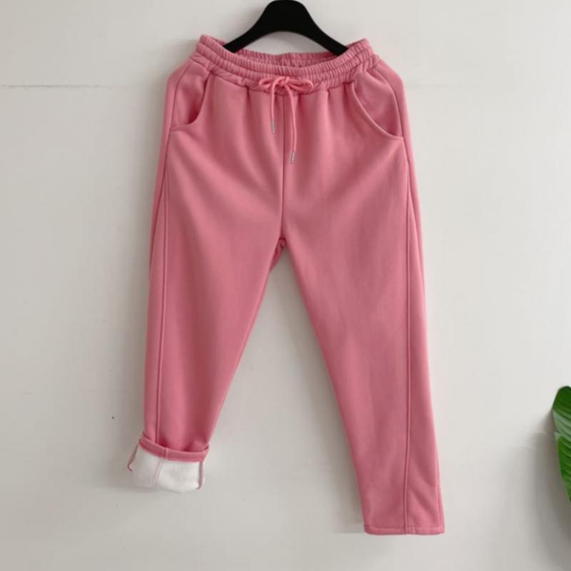 Honey J Boy Fit Pants Bonding Fleece Cutting Line 4 Color