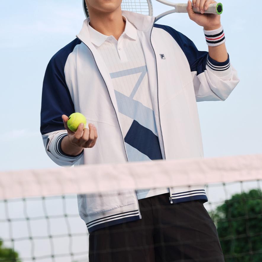 Fila Tennis Series Pullover Comfortable Fashion Short Sleeve Polo Shirt Men Tops A11M513105F-ZA