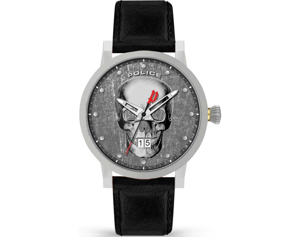 POLICE Watch PL15404JS.57. Quartz, Gray Color. Man.
