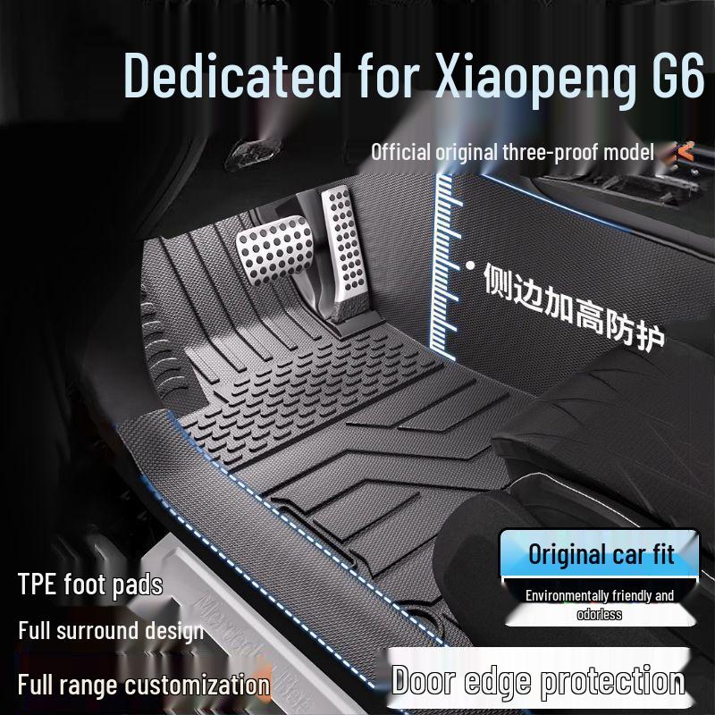 Tappetini per Pavimento e Proteggi Davanzali Xpeng G6 TPE All-Around – Set Completo di 25 Pezzi