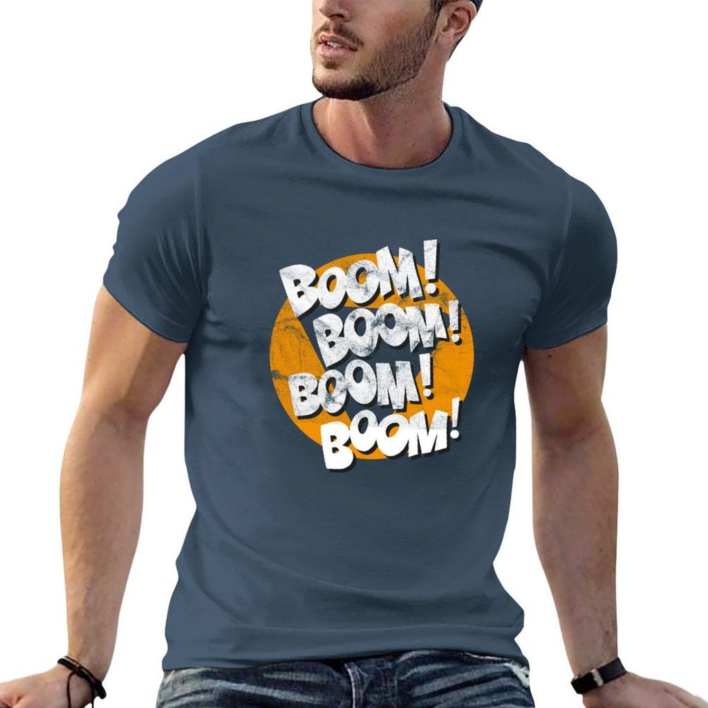 Boom Boom Boom TShirt Cotton T Shirts Man 100 T Shirts Designer TShirt