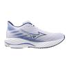 Mizuno Wave Rider 28 Running Thick White x Navy x 2E Shoes, Jogging, Marathon, Training, Sports, Lightweight, Resilient, Sole, Men's, Blue, 26.0 cm,