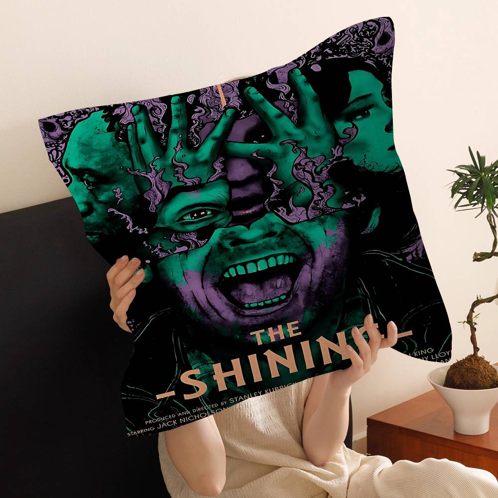Horror Movie The Shining Pillow Covers Cartoon Sofa Decorative Home Double-sided Printing Short Plush Cute Cushion Cover