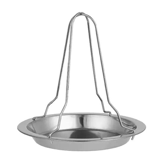 

Grilled Chicken Plate Even Heat Distribution Juicy Meat Folding Design Dishwasher Safe Grill Rack Poultry Roasting Accessory Sets