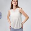 Slub Yarn Summer Yoga Sleeveless Sports Top