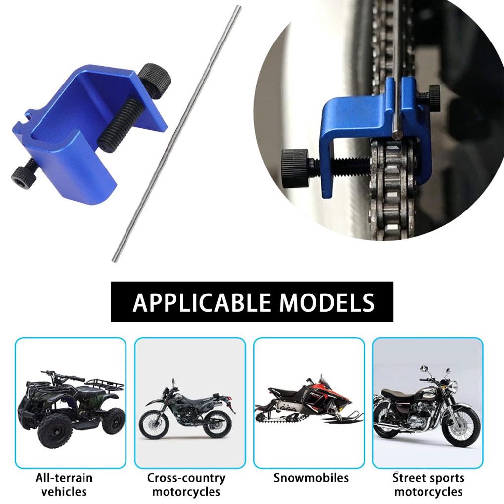 Universal Quick Accurate Repair Tool Motorcycle Chain Alignment Tool Aluminium Alloy Chain Adjuster