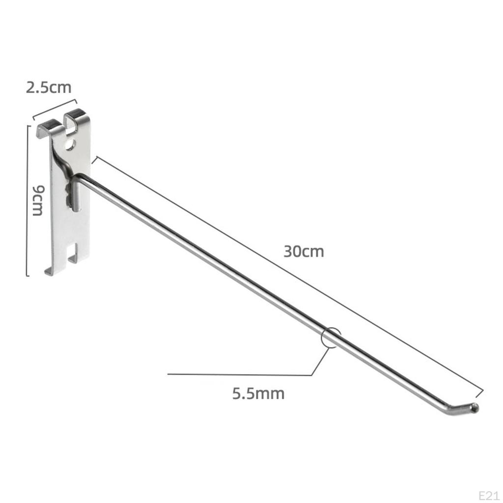 5 Multi-Purpose Wall Hooks, Grid Display Accessories for Kitchen, Backyard, Workshop