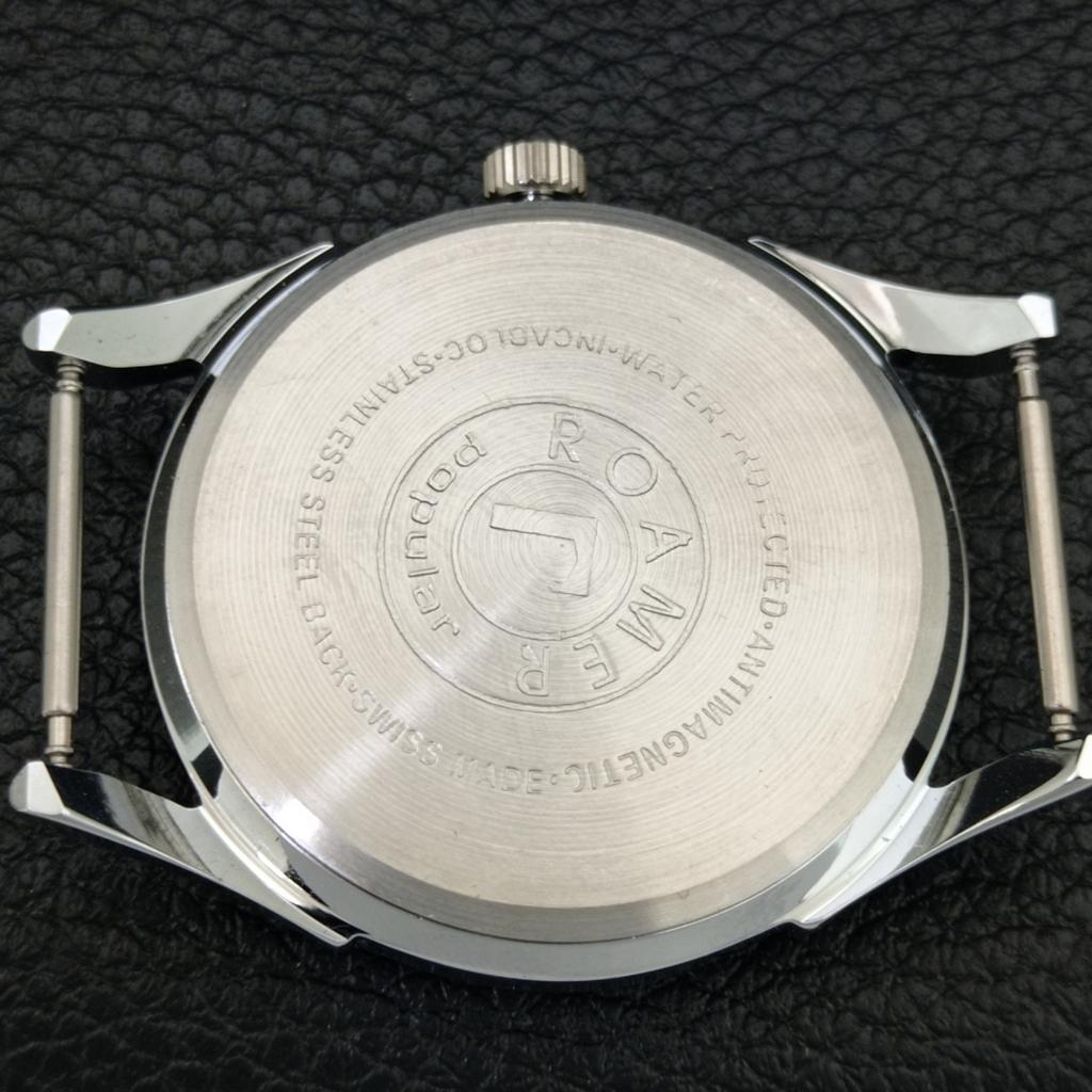 SWISS VINTAGE HAND-WINDING MENS REFURBISHED WHITE COLOR DIAL WATCH A707233-1