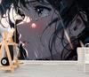 Anime Wallpaper Girl In The Rain Mural Removable Self Adhesive Print For Youth Wall Art Anime Characters Game Room Décor