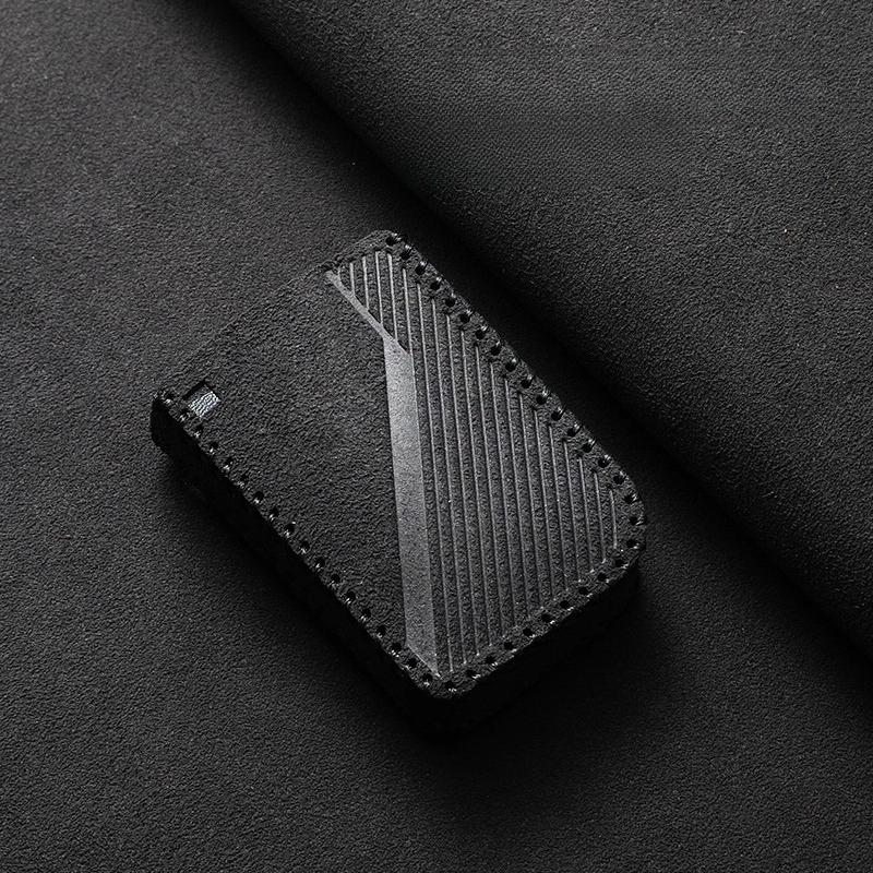 For Lynk & Co 08 03 05 02 09 06Emp Car Key Case Suede Leather Key Cover Car Key Protective Shell Protector Buckle Keychain Bag