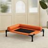 All-Season Washable Elevated Pet Bed: Mesh Fabric, Moisture-Proof, for Small to Large Dogs and Cats. Perfect for Camping.