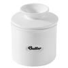 Ceramic Butter Dish with Lid - Airtight Round Cheese and Butter Storage Jar for Kitchen