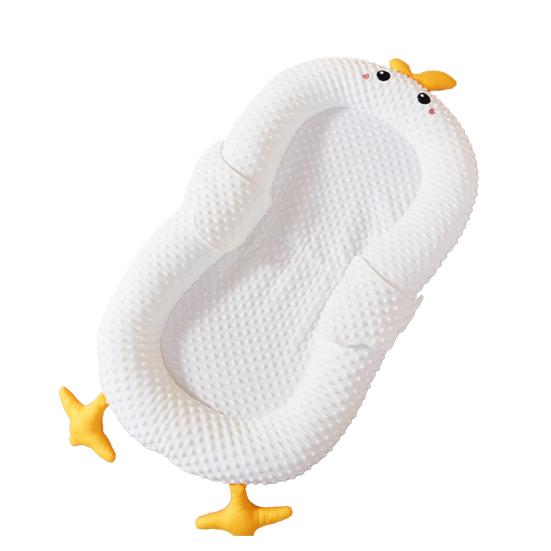 Portable Baby Lounger Adjustable Support Pad Foldable Base Baby Crib Lightweight Comfortable Bottle Feeding Crib for Newborns