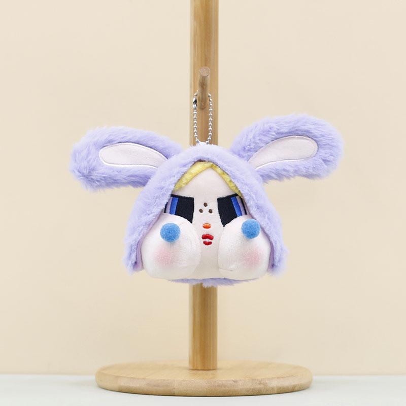 Adorable Cute Plush Keychain Doll With Chubby Cheeks In Multiple Colors 10-15cm