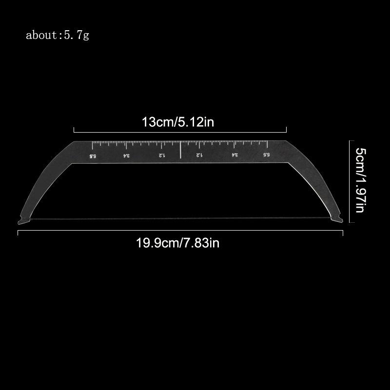 Bow And Arrow Eyebrow Mapping Ruler Positioning Ruler Eyebrow Tattoo Line Drawing Auxiliary Tool Permanent Makeup Accessories