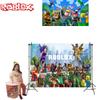 Roblox Boys' Game Birthday Party Decoration Banner 5x3 Ethylene Photography Backdrop Cloth