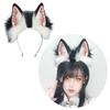 Kaninöron Huvudbonad Fuskpäls Svans Djuröron Huvudbonader Kort Kaninsvans Halloween Cosplay Kostym Kaninkostym