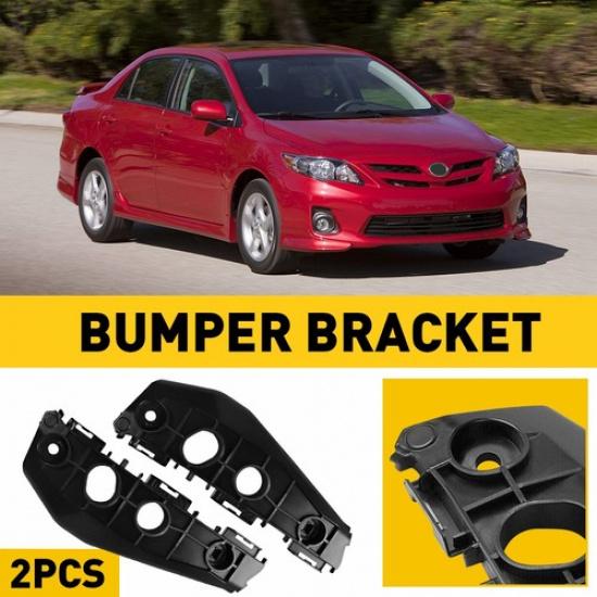 

2x Bumper Brackets Fits 2011-2013 Toyota Corolla CE LE S Front Driver Right Side