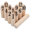 VidaXL Numbered Kubb Game Set Wood