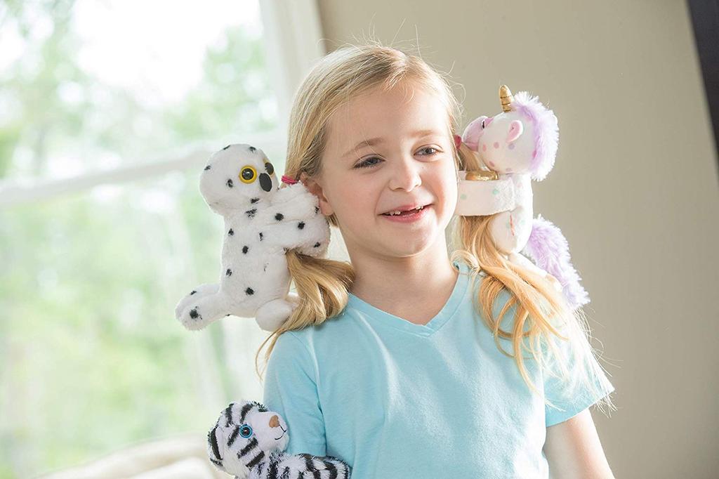 Huggable Stuffed Animal Lion Slap Bracelet Huggers Toy Gift