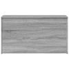 Storage Chest Grey Sonoma 84 X 42 X 46 Cm Engineered Wood
