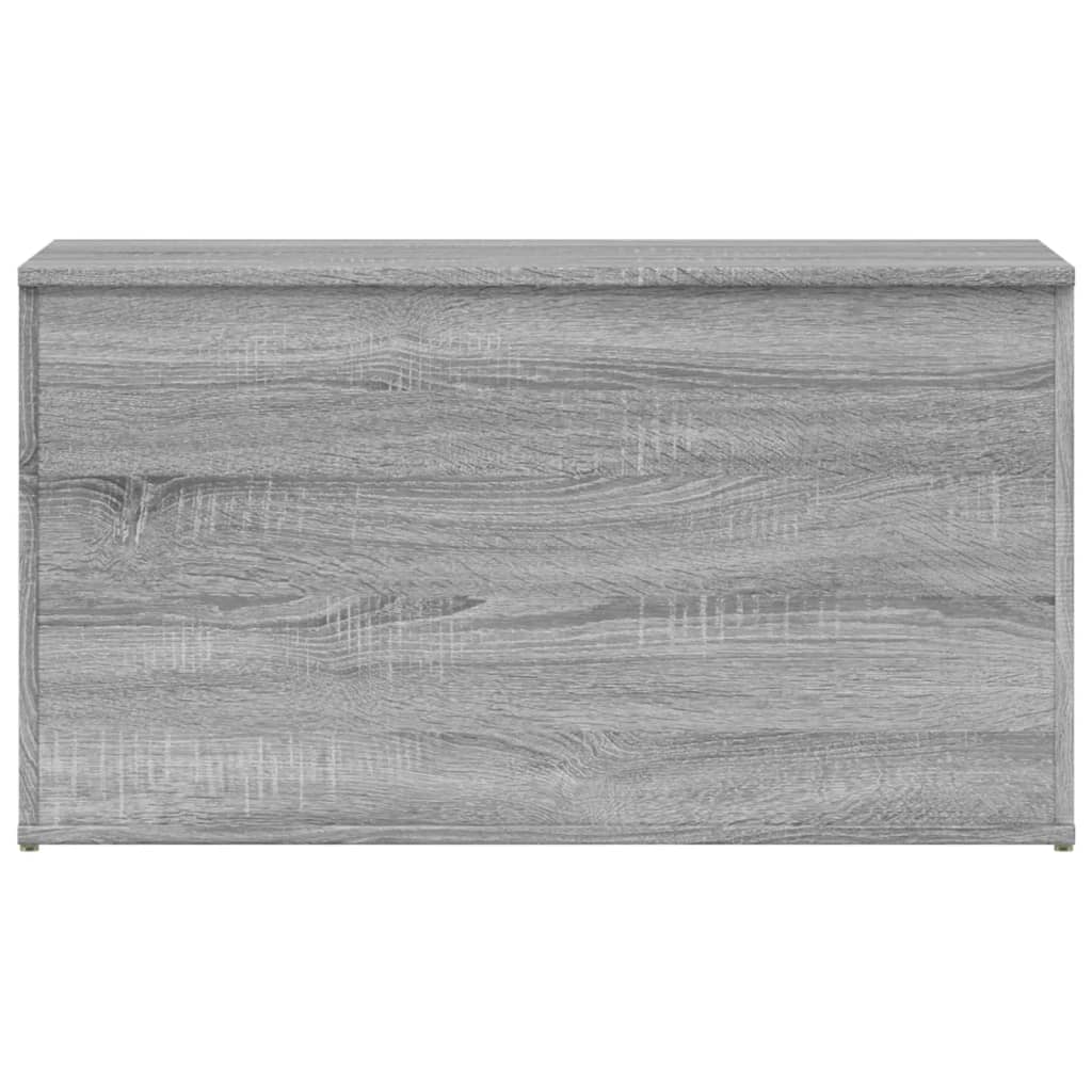 Storage Chest Grey Sonoma 84 X 42 X 46 Cm Engineered Wood