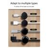 6Pieces 360 Degree Rotating Cord Keeper Magnetic Cable Organiser Adhesive Cable Clip For Desk Cable Cord Management