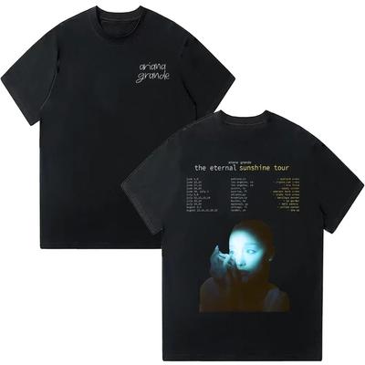 2026 Ariana Grande The Eternal Sunshine Tour T-Shirts Baumwolle Weich Rundhals Unisex Streetwear Mode Harajuku Ästhetik Kleidung Unisex