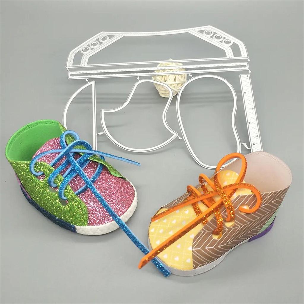 Baby Shoe Metal Cutting Dies Scrapbooking Stencil Die Cuts Card Embossing DIY Photo Album Template Mold Decoration Craft