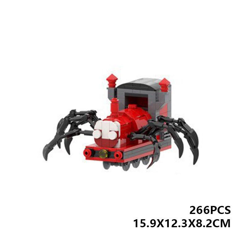 Horror Game Charles Building Blocks Monster Spider Train Animals and Demons MOC Model Brick Toy Children Adult Gift