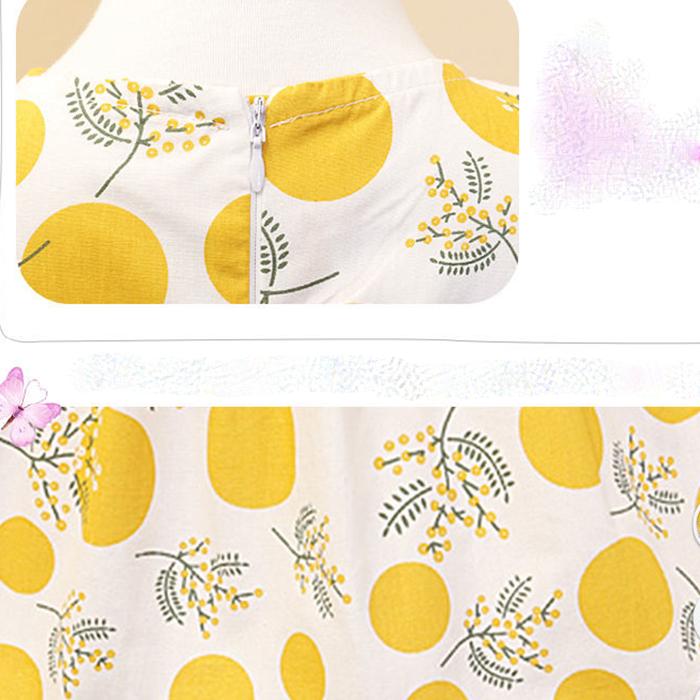 2 Teile/satz Mädchen Kleid + Hut Baumwolle Komfortable kinder Kleid Sommer Kleid Floral Mädchen Ärmelloses Kleid Für Kinder