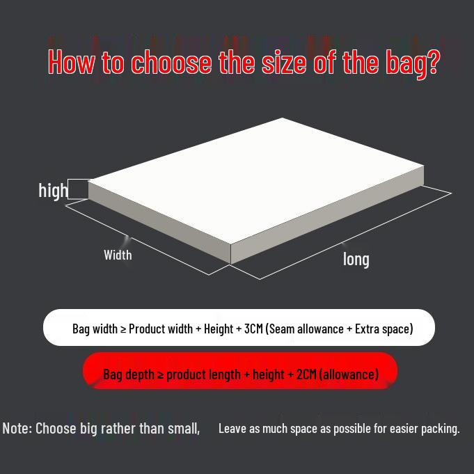 140g Black Matte Bubble Envelope - Long Strip, Thickened Film Foam Bag