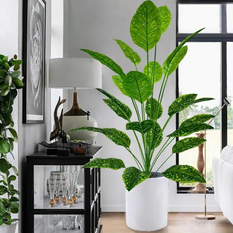 A Top Quality 115cm Giant Artificial Plants Tree Realistic Full Lush Greenery Indoor Outdoor All-Season Decor for Home Office