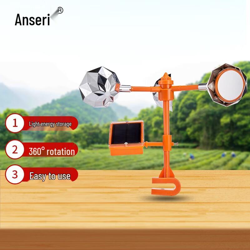 Wind-Powered Sonic Reflective Bird Scarer